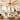 Kviflon 5003 Gold 72-inch crystal ceiling fan with eight fixed blades in a living room. Gold finish shown.