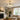 Model 9019 gold crystal fandelier with retractable blades installed in a real American-style living room
