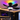 Neon Flow black RGB Bluetooth low profile ceiling fan with light