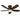 Kviflon 8233 41 inch standard LED flush mount ceiling fan with light in brown finish