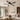 Kviflon 8311 brown flush mount ceiling fan with light installed in a modern bedroom