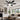 Kviflon 8912 RGB flush mount ceiling fan with light installed in a modern living room