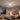 Kviflon 8912 RGB flush mount ceiling fan with light installed in a modern bedroom