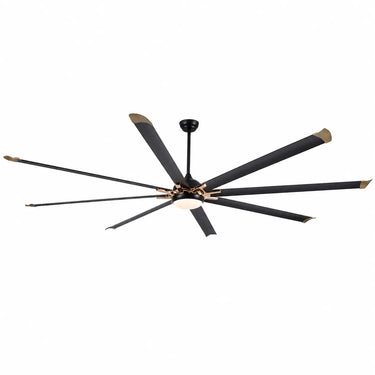 Kviflon 9001 industrial ceiling fan comparing 100 inch diameters