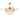Kviflon 9018 48 inch retractable crystal ceiling fan with light in gold finish