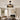 Ribbon Crystal black and gold retractable blade crystal fandelier in a modern living room