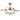 luxury gold crystal retractable ceiling fan with hidden folded blades and elegant romantic chandelier look