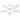 Angled view of Kviflon 52 inch white palm leaf ceiling fan with LED light
