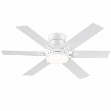 Flush Mount Ceiling Fan for Bedroom | Quiet, App & Remote Control |8900XD