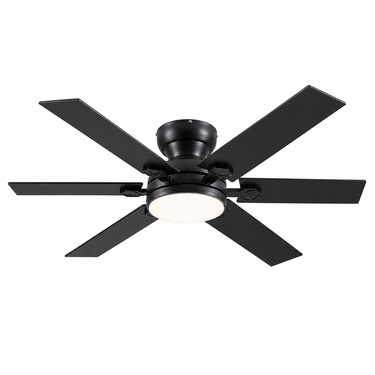 Flush Mount Ceiling Fan for Bedroom | Quiet, App & Remote Control |8900XD