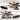 Kviflon 8345 52 inch crystal cage ceiling fan double blade black and wood grain