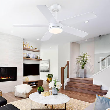 46" Color Changing Ceiling Fan for Entertainment | Quiet, App & Remote Control |8228