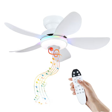 RGB with Bluetooth Speaker Ceiling Fan | Quiet, App & Remote Control | 8922 RGB