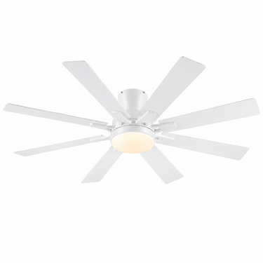 52‘’ 8-Blade Ceiling Fan for Bedroom | Quiet, App & Remote Control |B8248
