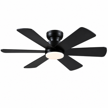 46‘’ Flush Mount Ceiling Fan with Light | Ultra Quiet, App & Remote Control |B8503