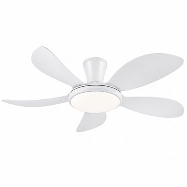 48‘’ Curved Blade Ceiling Fan for Bedroom With RGB | Ultra Quiet, App & Remote Control |8907