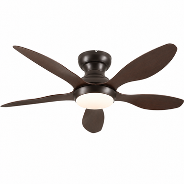 46'' Flush Mount Ceiling Fan With Light