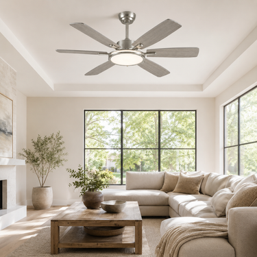 52‘’ Dual-Sided Ceiling Fan for Indoor & Outdoor | Smart, App & Remote Control |8256