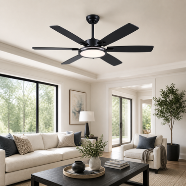 52‘’ Dual-Sided Ceiling Fan for Indoor & Outdoor | Smart, App & Remote Control |8256