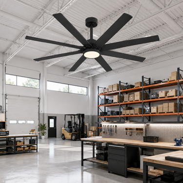 72‘’ Industrial Commercial Ceiling Fan | Quiet, Remote & App Control|8223