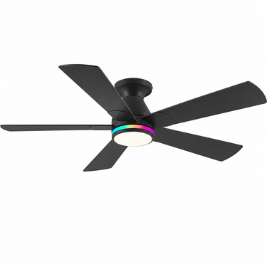 Curved Blade Ceiling Fan | Quiet, App & Remote Control | 8311