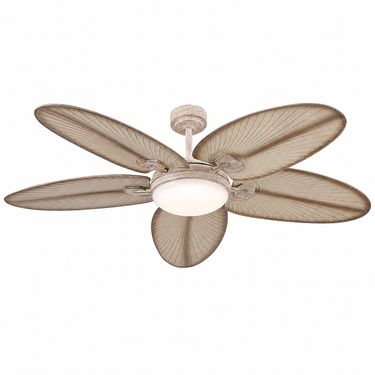 52" Vintage Palm Leaf Ceiling Fan | Quiet, App & Remote Control |8918