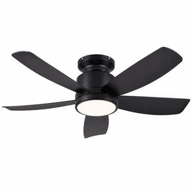 41“ Curved Blade Ceiling Fan with Side Ring Light | Ultra Quiet, App & Remote Control |8233