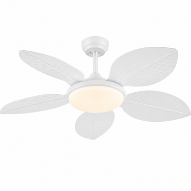 48" Vintage Palm Leaf Ceiling Fan | Quiet Motor, App & Remote Control |8916