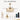 Size guide and hanging dimensions specification chart for 9020 modern crystal ceiling fan