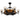 39.5" Rustic Caged Ceiling Fan — BP / Bullet Points |6038