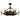 Kviflon 6038 39.5 inch rustic caged ceiling fan with light, farmhouse wood fandelier with remote control for bedroom and living room.