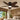 Kviflon 6669 42 inch palm leaf ceiling fan with light installed in a living room