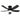Kviflon 8233 41 inch standard LED flush mount ceiling fan with light in black finish