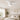 white modern ceiling fan with LED light minimalist flush mount design for clean interior home style