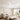 Kviflon 8311 white flush mount ceiling fan with light installed in a modern bedroom