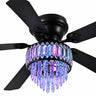 kviflon 8345 52 inch rgb crystal ceiling fan main