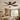 Brown Kviflon 8901 ceiling fan installed in modern bedroom warm lighting interior