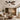 Kviflon 8907 standard LED flush mount ceiling fan with light installed in a bedroom