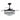 Kviflon 901648 inch luxury black crystal retractable ceiling fan with light, modern elegant fandelier with 4 clear acrylic automatic blades.