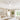 Kviflon B8240 white flush mount ceiling fan with light installed in a modern bedroom