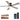 Kviflon low profile ceiling fan with light and remote control brown blades